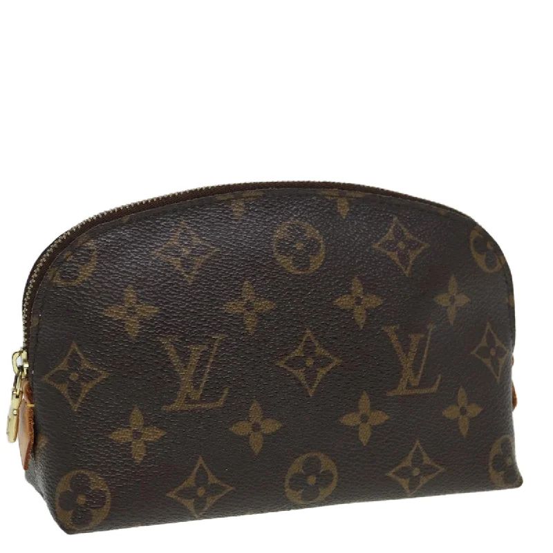 Louis Vuitton tote bags with a double - handle and shoulder - strap optionLOUIS VUITTON Monogram Pochette Cosmetic PM Cosmetic Pouch M47515 LV Auth 87214