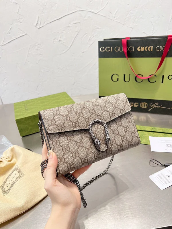 Women Gucci Sylvie bags with a leather - wrapped handleWF - Gucci Bags - 11882