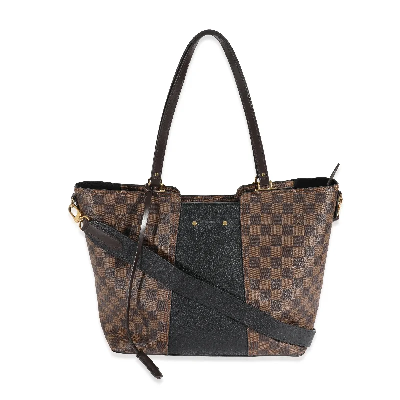 Louis Vuitton Alma bags with a monogram - embossed leather surfaceLouis Vuitton Canvas Damier Ebene Taurillon Jersey Tote