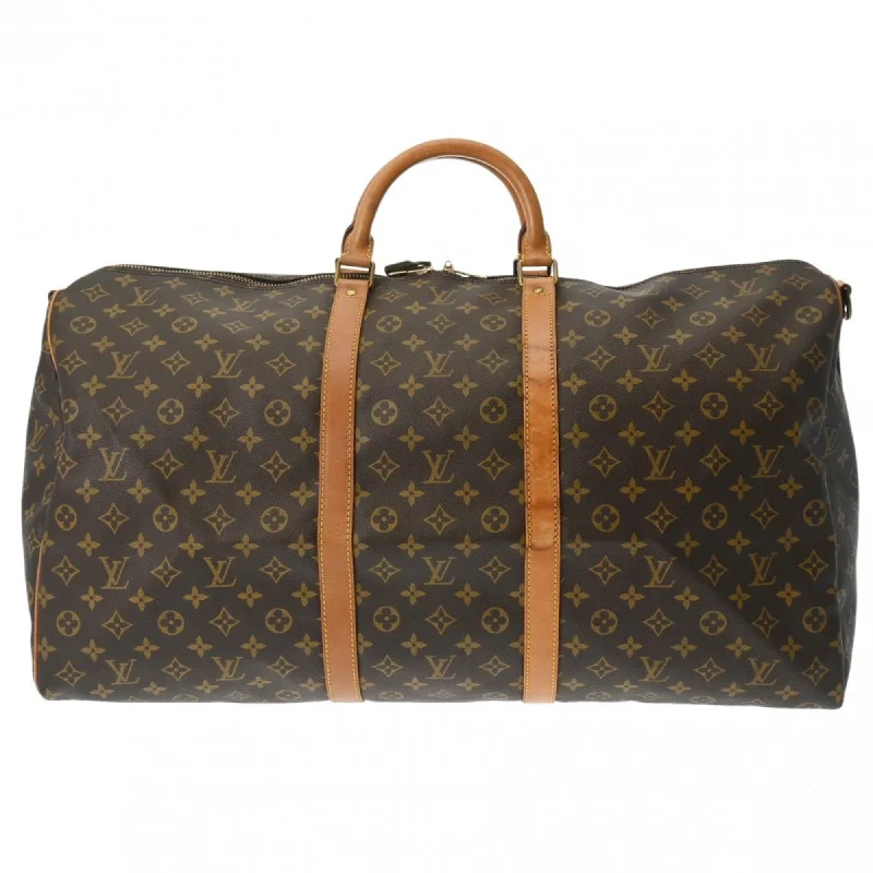 Louis Vuitton crossbody bags with a woven leather strap for textureLOUIS VUITTON Keepall Bandouliere 60 Travel