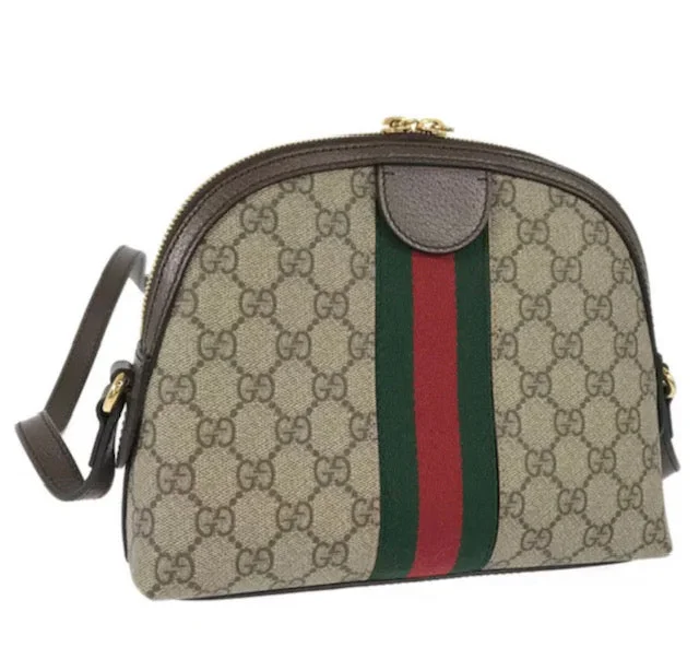 Small - sized Women Gucci shoulder bags for evening outingsGUCCI OPHIDIA GG SUPREME SHERRY LINE CROSSBODY BAG