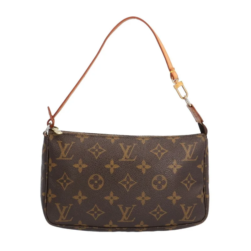 Ladies Louis Vuitton handbags with a detachable coin purse insideLOUIS VUITTON Pochette accessoires Clutch Bag