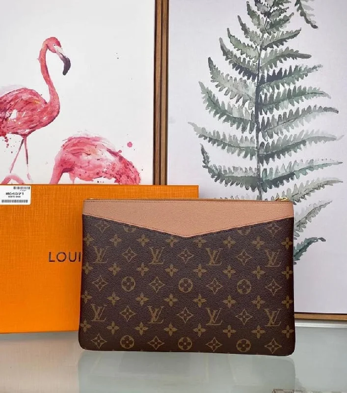 Ladies Louis Vuitton shoulder bags with a single - handle silhouetteLouis Vuitton Daily Pouch