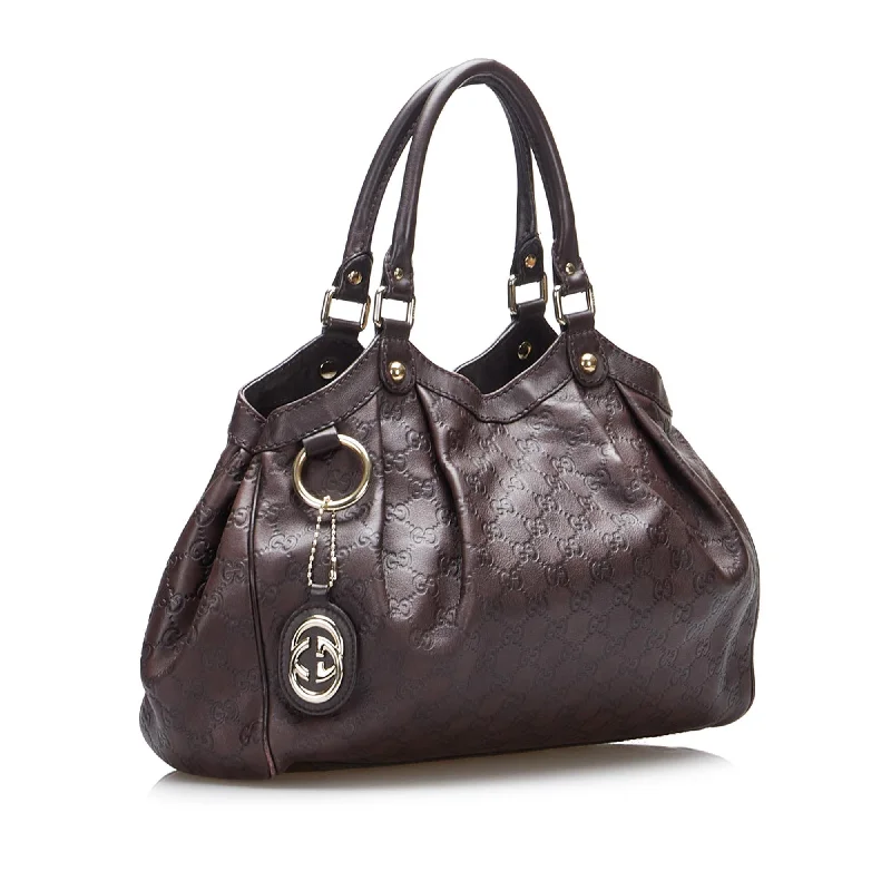 Women Gucci bags with a zippered interior pocketGucci Guccissima Sukey Tote Bag (SHG-W8dyGq)