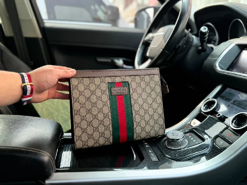 Gucci handbags for women with a back - zip pocketGucci Clutch ( wristlet)