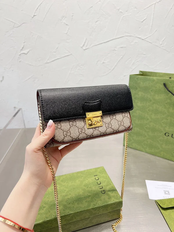 Women Gucci bags with a snap - button closure and a decorative charmWF - Gucci Bags - 11871