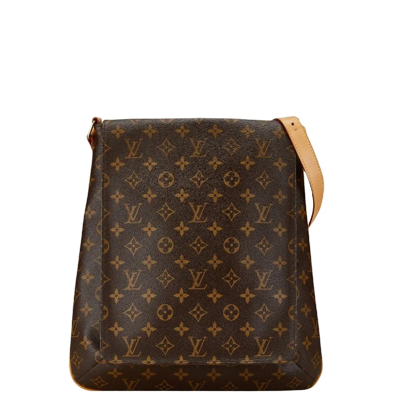 Ladies Louis Vuitton handbags with a detachable coin purse insideLOUIS VUITTON Musette Salsa Shoulder Bag