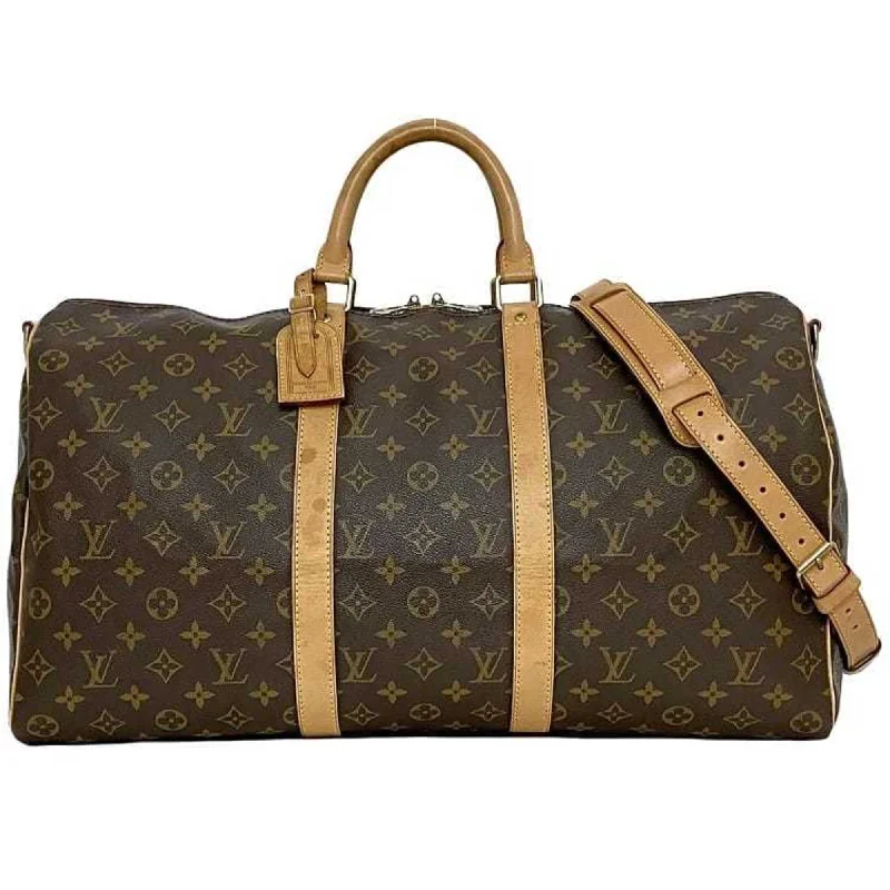 Louis Vuitton backpacks with a padded back panel for comfort during long - wearLOUIS VUITTON Keepall Bandouliere 50 Travel