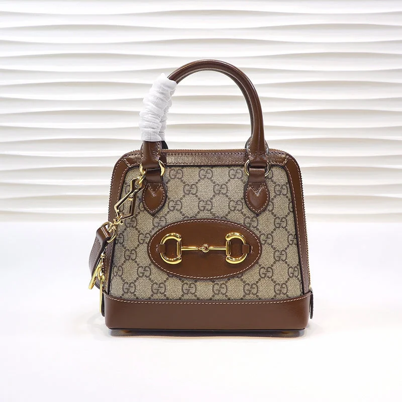 Women Gucci bags with a snap - button closure and a decorative charmBC - GUCCI BAG - 1612