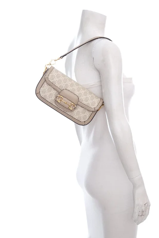 Ladies Gucci Dionysus bags with a chain - link shoulder strapGucci Taupe GG Horsebit Handbag