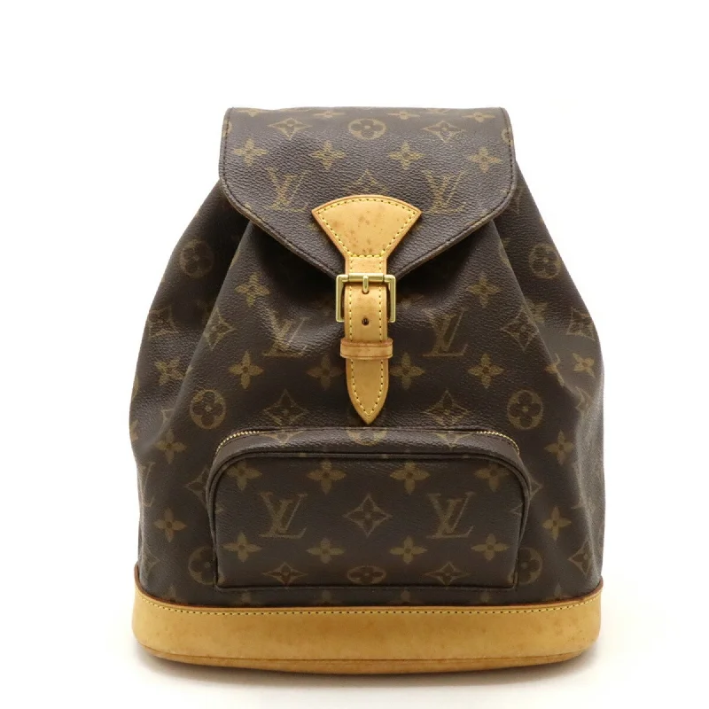 Ladies Louis Vuitton handbags with a detachable coin purse insideLOUIS VUITTON Montsouris MM Backpack