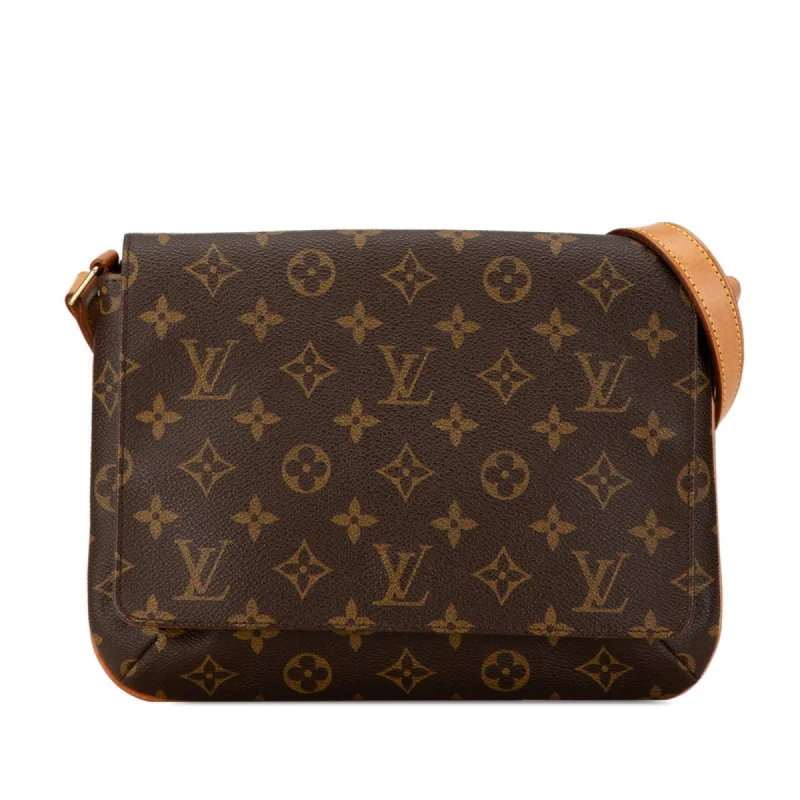 Louis Vuitton crossbody bags with a woven leather strap for textureLOUIS VUITTON Musette Tango Shoulder Bag