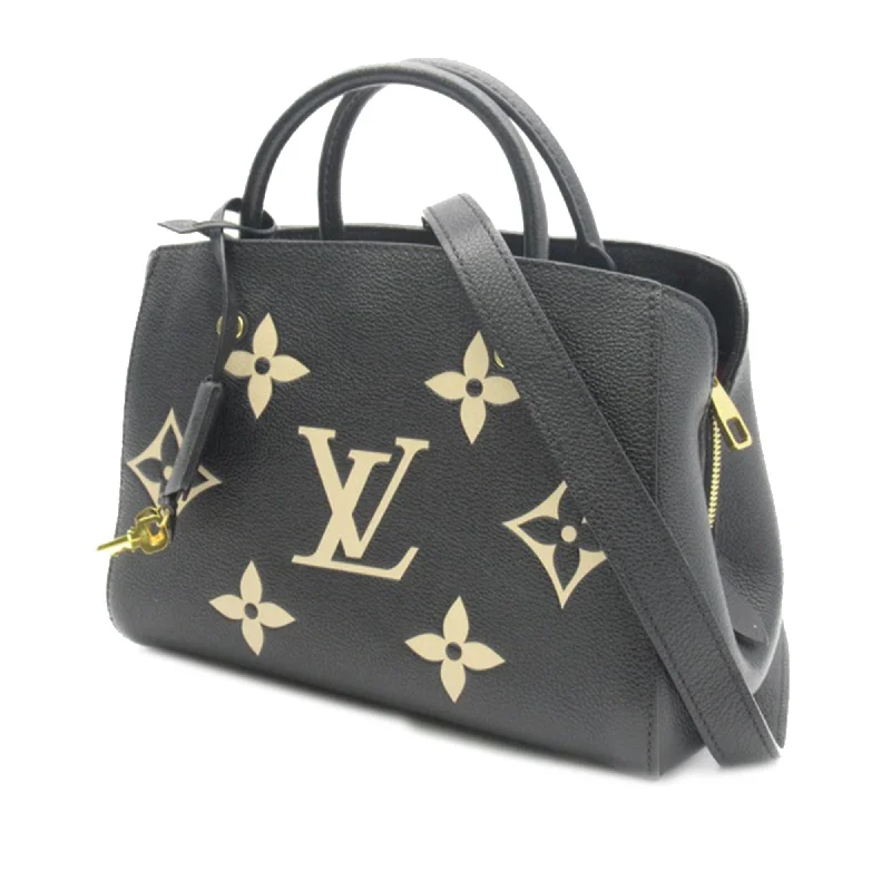 Ladies Louis Vuitton shoulder bags with a magnetic - closure flap for easeLouis Vuitton Bicolor Monogram Empreinte Giant Montaigne BB (FFAEuO)