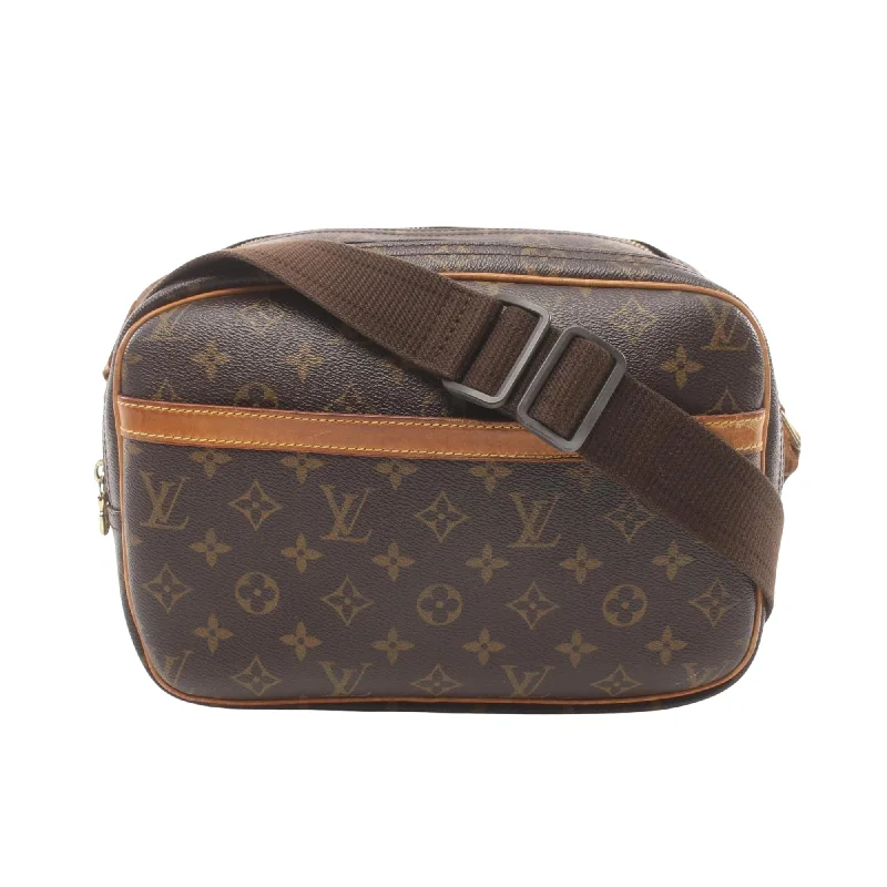 Louis Vuitton Petite Malle bags with a hard - shell structure for uniquenessLOUIS VUITTON Reporter pm Shoulder Bag