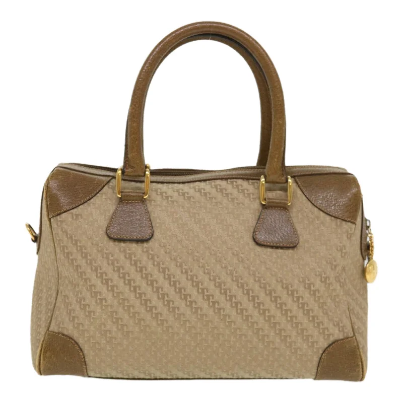 Women Gucci Sylvie bags featuring the signature web stripeGUCCI Hand Bag Canvas 2way Beige  38861