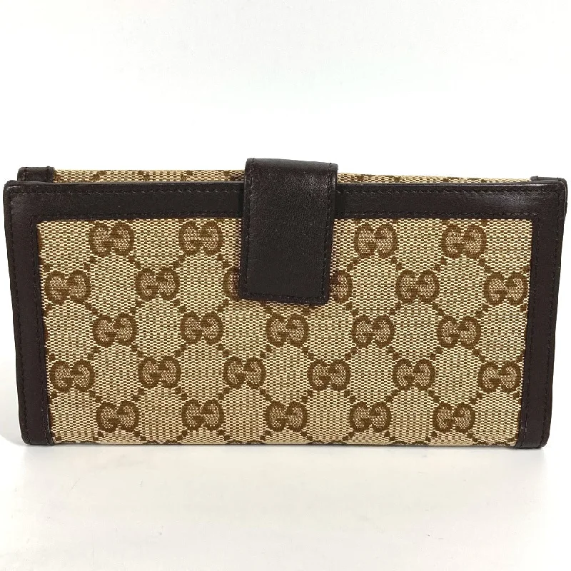 Ladies Gucci Dionysus bags with a detachable shoulder strapGUCCI Long Wallet Purse 282426  GG canvas / leather beige GG long wallet Interlocking G Women Used