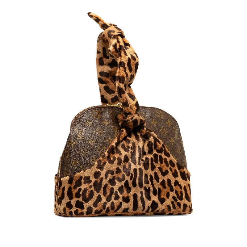 Louis Vuitton handbags with a metal - framed clasp for durabilityLouis Vuitton Azzedine Alaia Monogram Leopard Alma (V8hlEd)