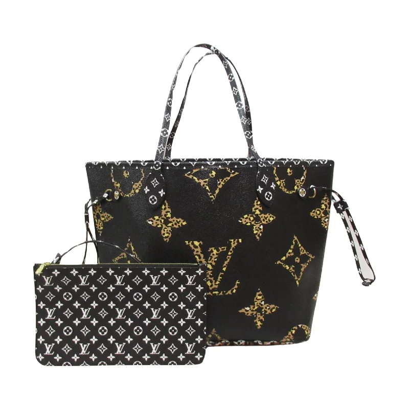 Louis Vuitton bags with a magnetic snap closure for easy accessLOUIS VUITTON Neverfull MM Tote