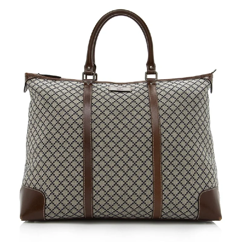 Women Gucci bags with a detachable mobile phone holderGucci Diamante Canvas Joy Large Zip Tote (SHF-14091)