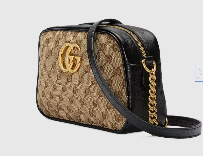 Gucci backpacks for women with a multi - pocket designGUCCI Small GG Marmont Shoulder Bag