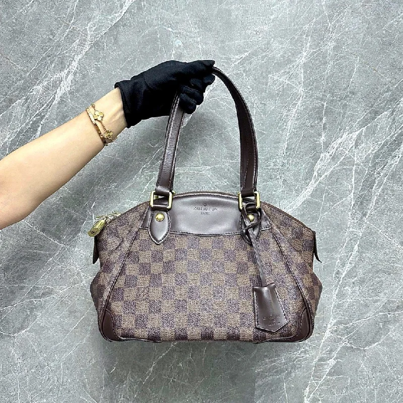 Louis Vuitton Twist bags with a snakeskin - effect panel for a bold lookLV Verona PM Damiar Ebene Shoulder Bag