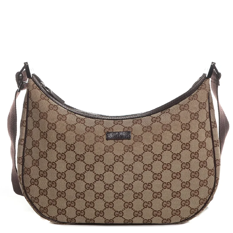 Gucci Marmont bags for women with a snakeskin - effect panelGucci GG Monogram Half Moon Crescent Messenger Bag