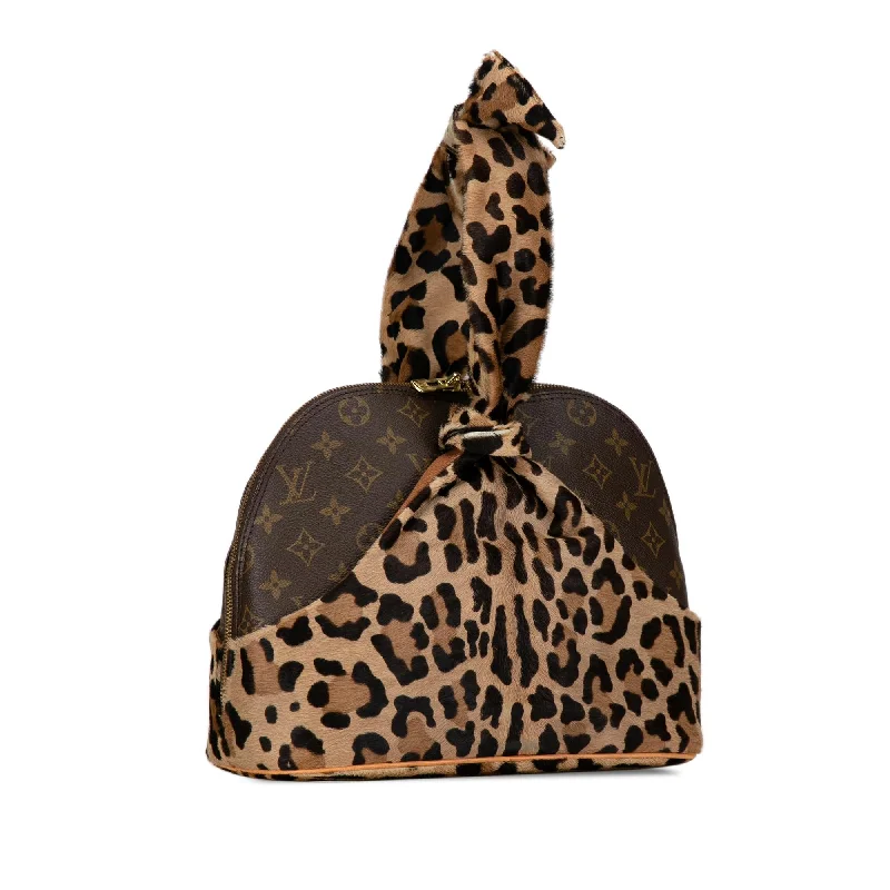 Louis Vuitton crossbody bags with a keychain holder for practicalityLouis Vuitton Azzedine Alaia Monogram Leopard Alma (shEsoa)