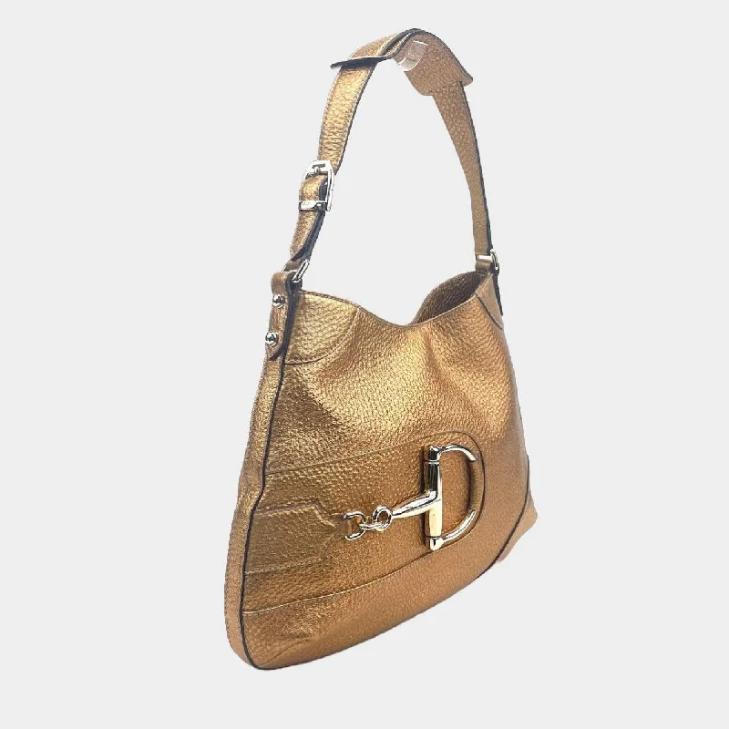 Women Gucci backpacks with a luxurious leather finishGUCCI Hasler Hobo Leather Bag - OUTLET ITEM FINAL SALE