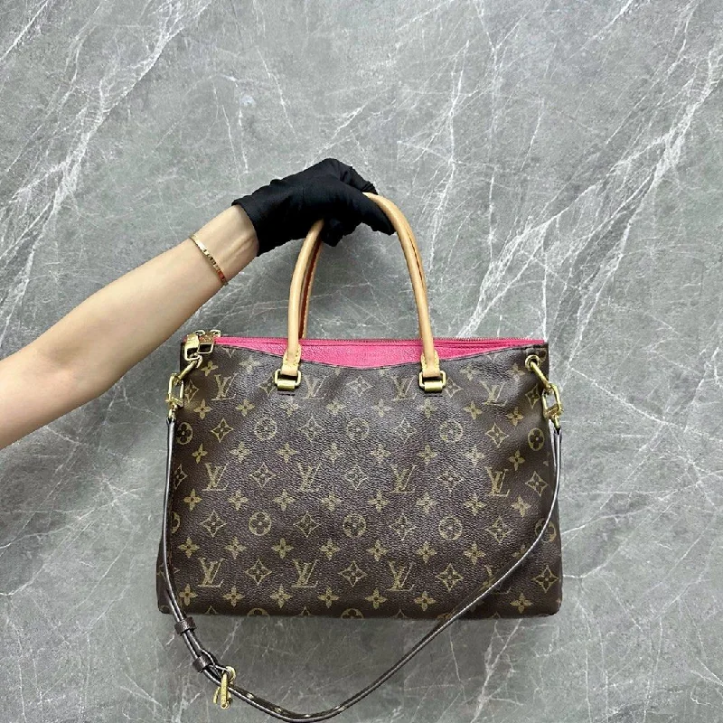 Ladies Louis Vuitton Capucines bags with gold - toned hardwareLV Pallas MM Monogram Pink Louis Vuitton