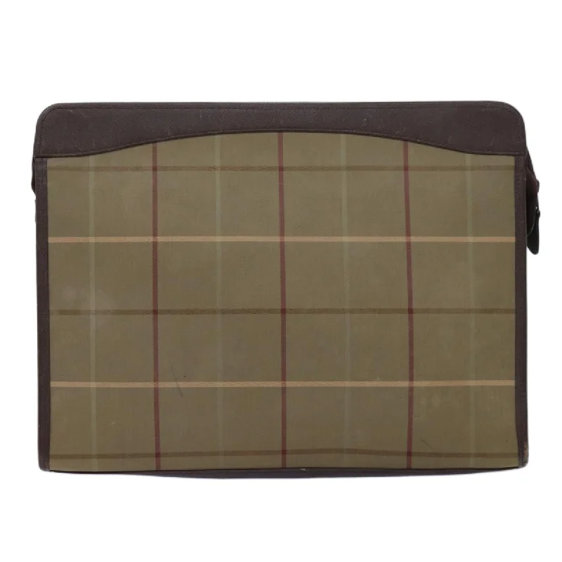 Ergonomic Burberry Laptop Bags for ComfortBURBERRYSs Nova Check Clutch Bag Canvas Brown  bs13823