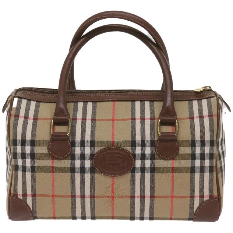 Easy - to - Clean Burberry Bags for Busy LifestylesBURBERRYSs Nova Check Boston Bag Canvas Beige  ep3638