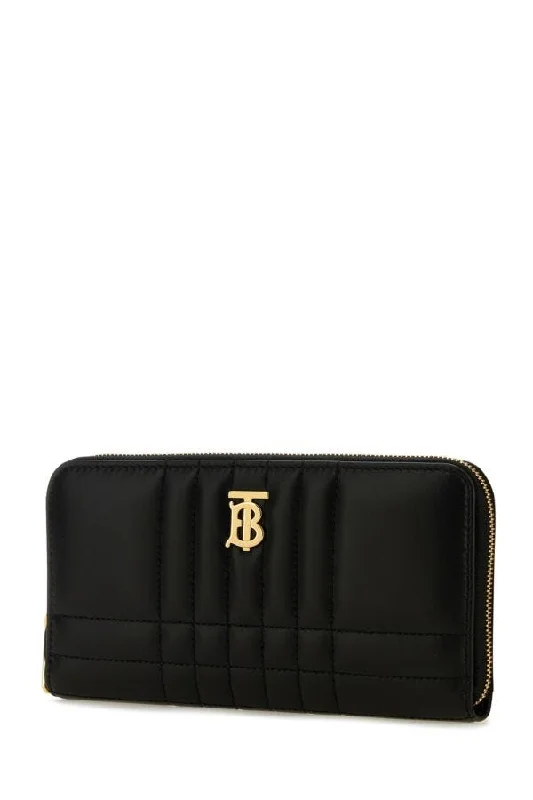 Elegant Burberry Clutch Bags for Formal EventsBurberry Woman Black Nappa Leather Lola Wallet