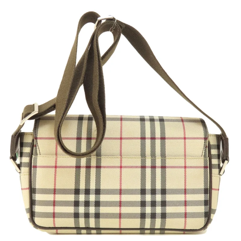 Easy - to - Clean Burberry Bags for Busy LifestylesBURBERRY Nova Check Shoulder Bag