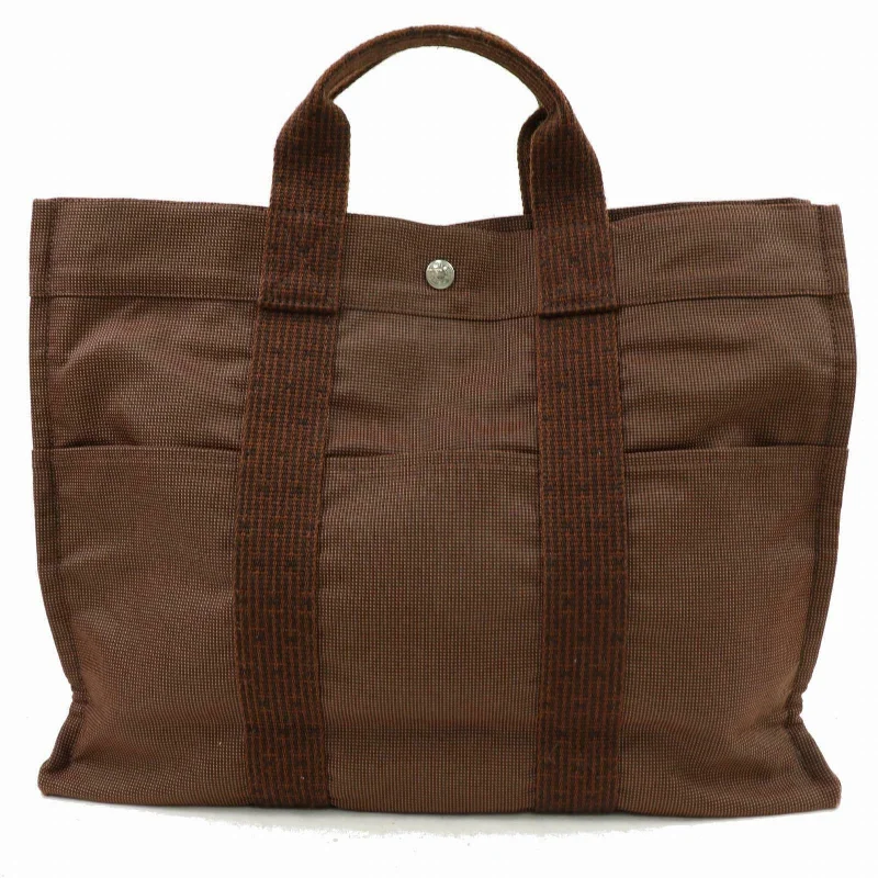 Hermès Kelly Bags with a double - handle option for easy carryingBrand Inspired Hermes Tote Bag Other Brown Canvas (SHC1-14745)