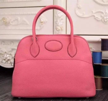 Small - sized Hermès Kelly Bags in Epsom leather for a structured lookHermes Bolide 31cm Togo Leather Pink Bag