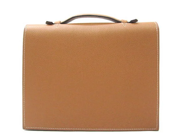 Hermès Kelly Bags with palladium - toned hardware for a modern aestheticHermes Briefcases H1048 Unisex Briefcase