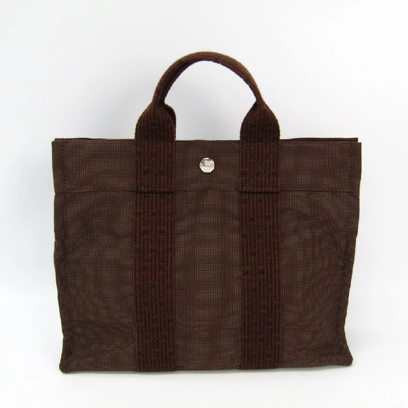 Hermès Kelly Bags with a detachable mobile phone holderHermes Brown Herline PM Tote (SHA24066)