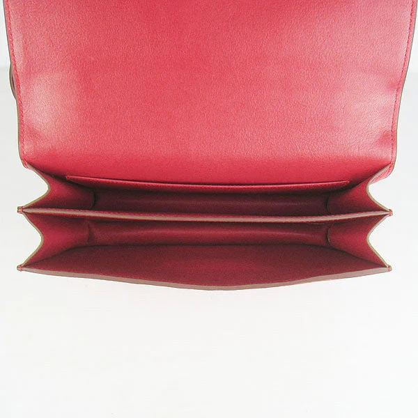 Hermès Kelly Bags with a flap - over closure and turnlock for a classic lookHermes Calf Leather Message Bag H020 Red Golden