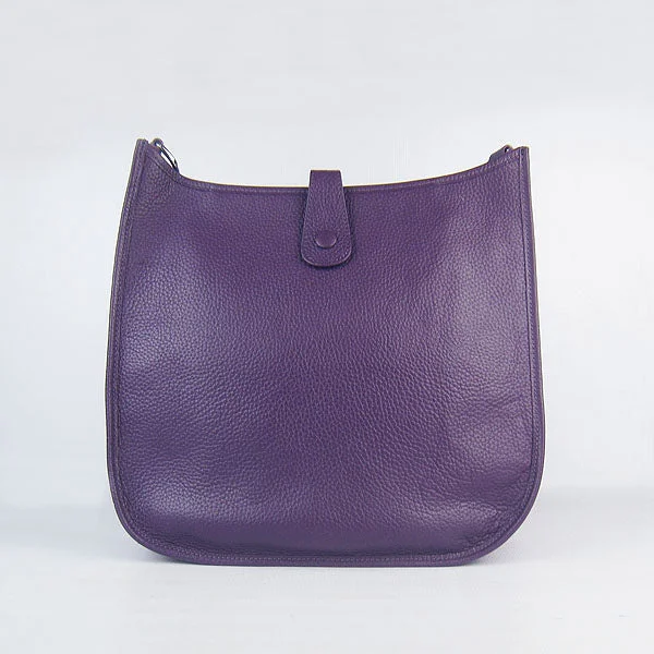 Hermès Kelly Bags in a soft pastel yellow for a fresh and feminine lookHermes Evelyne I handbag H6309 purple silver