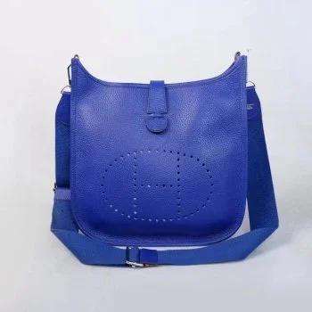 Hermès Kelly Bags in a soft ivory color for an elegant aestheticHermes Evelyne III Crossbody Bag PM Royal Blue