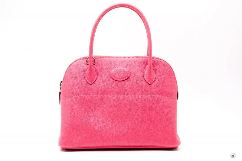 Hermès Kelly Bags with a detachable mobile phone holderHermes H041693 Bolide Rose Azalee / CK8W Epsom 27 Shoulder Bags Phw