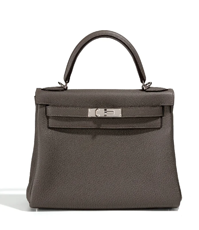 Hermès Kelly Bags with a front - pocket for quick - access itemsKelly 28 Togo PHW