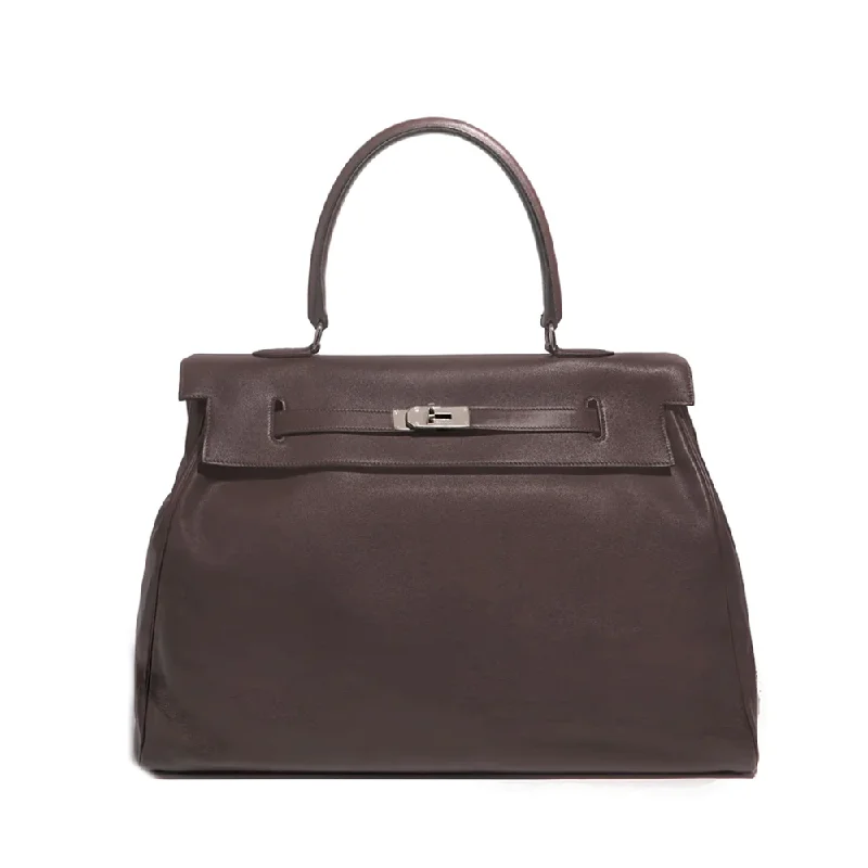 Hermès Kelly Bags with an embossed leather pattern for added textureKelly Relax 50 PHW